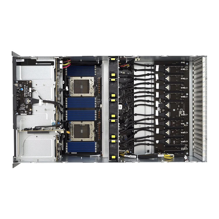 ESC8000A-E12 dual-channel AMD EPYC9654/9554 support 8-card RTX4090 deep learning gpu server