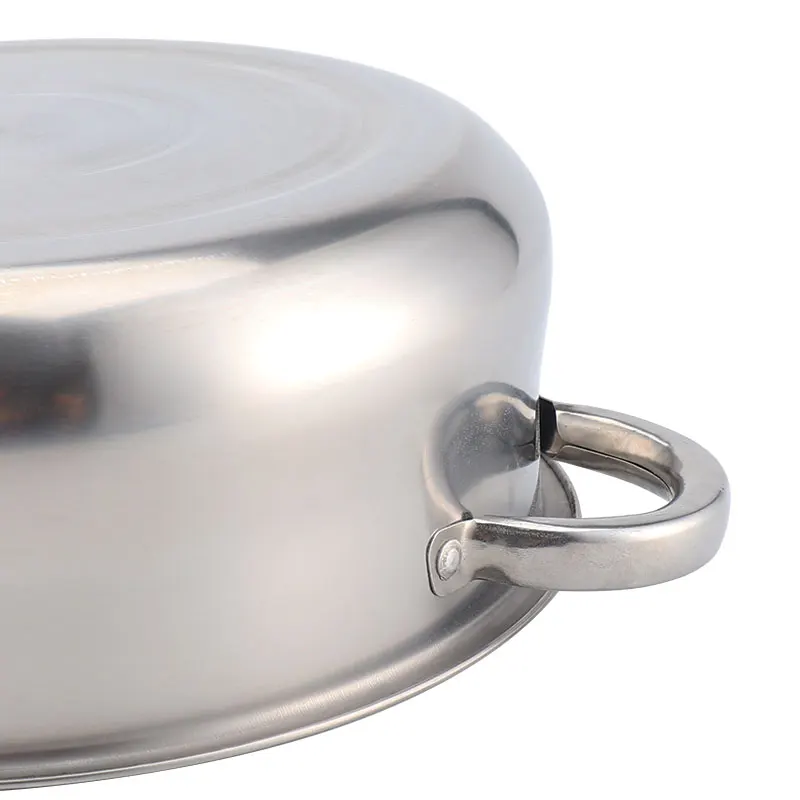 OEM Large Capacity Multi Layer Stainless Steamer  Pot Stainless Steel 5 Layers Steamer Boiler Pot With Glass Lid