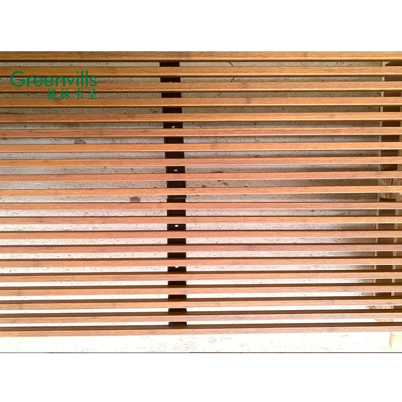 2023 New arrival amazing design outdoor bamboo strand woven bamboo grating keel for CE certification