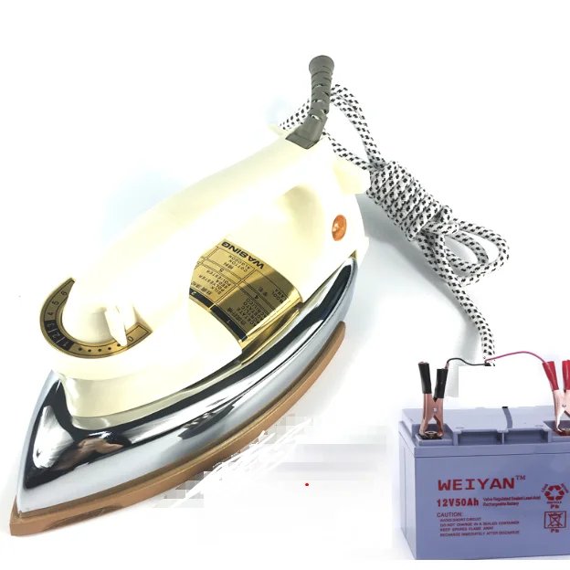 200W Solar Power Iron 12V Dc  Energy Saving Electric Solar Iron Energy System Steam Iron For Clothes