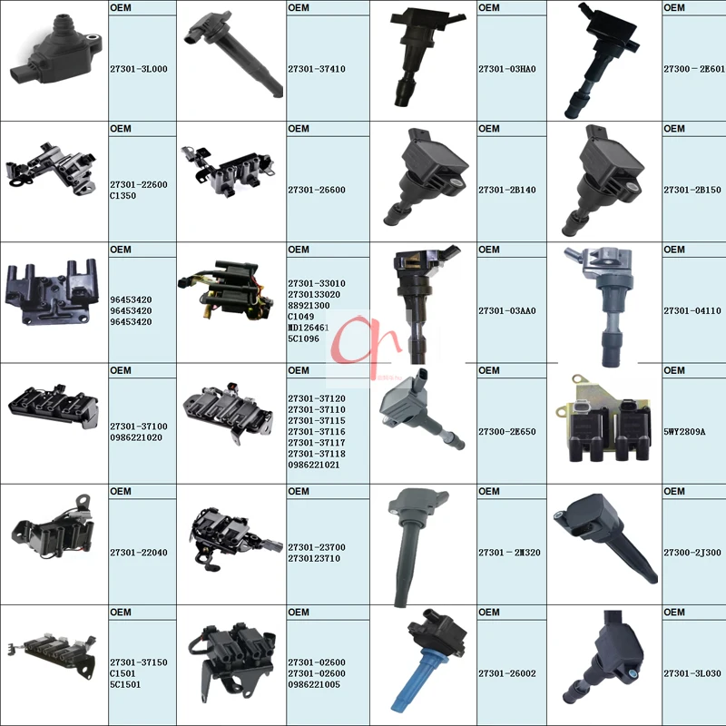 27300-03150 27301-2B010 27301-2E000 27301-3E400 27301-2B140 27300-2B000 auto engine coil for Hyundai Elantra Kia Ignition coil