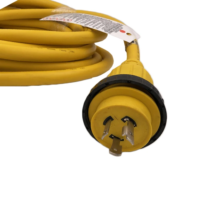 125V 30A STW 10AWG Locking Shore Power Cords