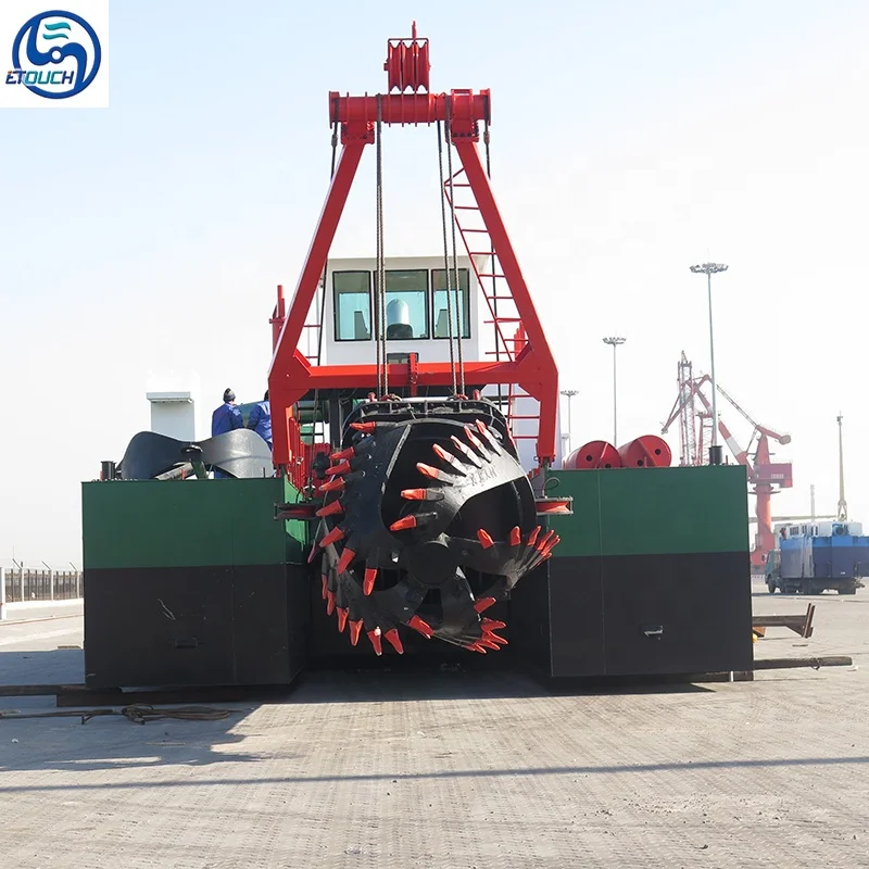 Good quality Economical CSD250 sea sand dredger mud dredger sand dredging machine with diesel engine for river cleaning