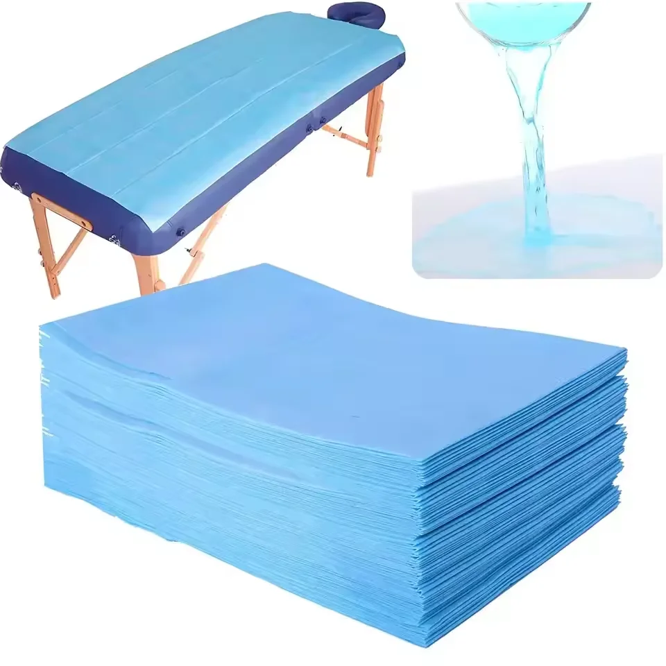 Disposable Non-woven Folded Beauty Bed Cover Sheets Medical Fitted (10x) Bed Sheet
