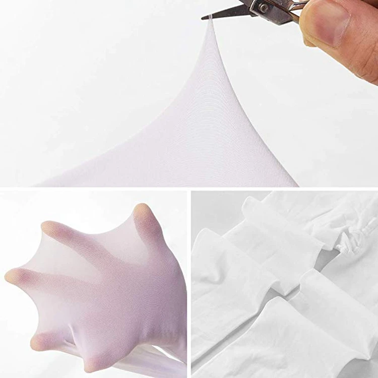 Feet Tube Plus Size Brown Girls Ballet Dance Convertible Tights Nylon Pantyhose