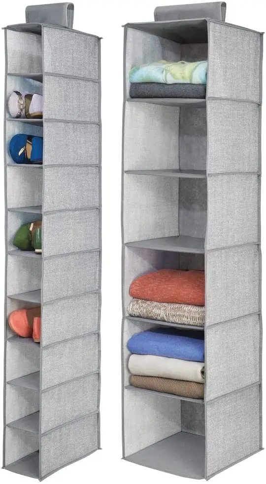 Household Hanging Closet Shoe Clothes Organizer Accessory Shelves