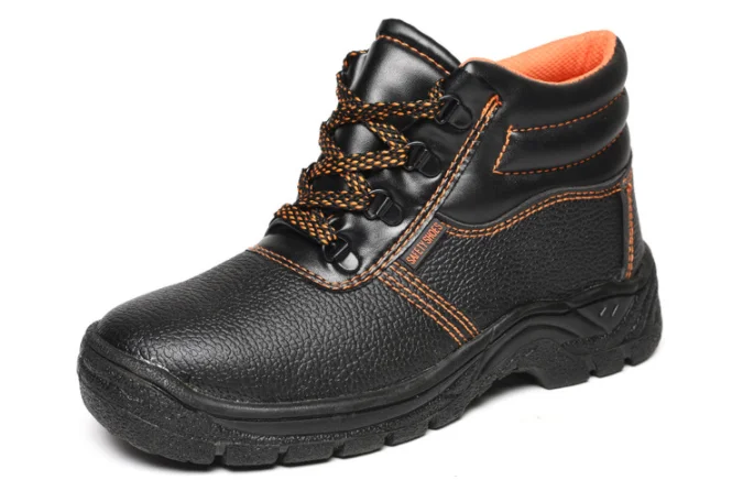 
CE Standard Leather Steel Toe Cup Labor Boots for Men Safety Shoes Work 