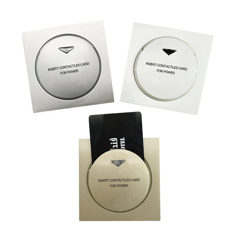 125Khz Magnetic Card Delay Time Switch Electrical Wall Switch For Hotel Room Key Holders
