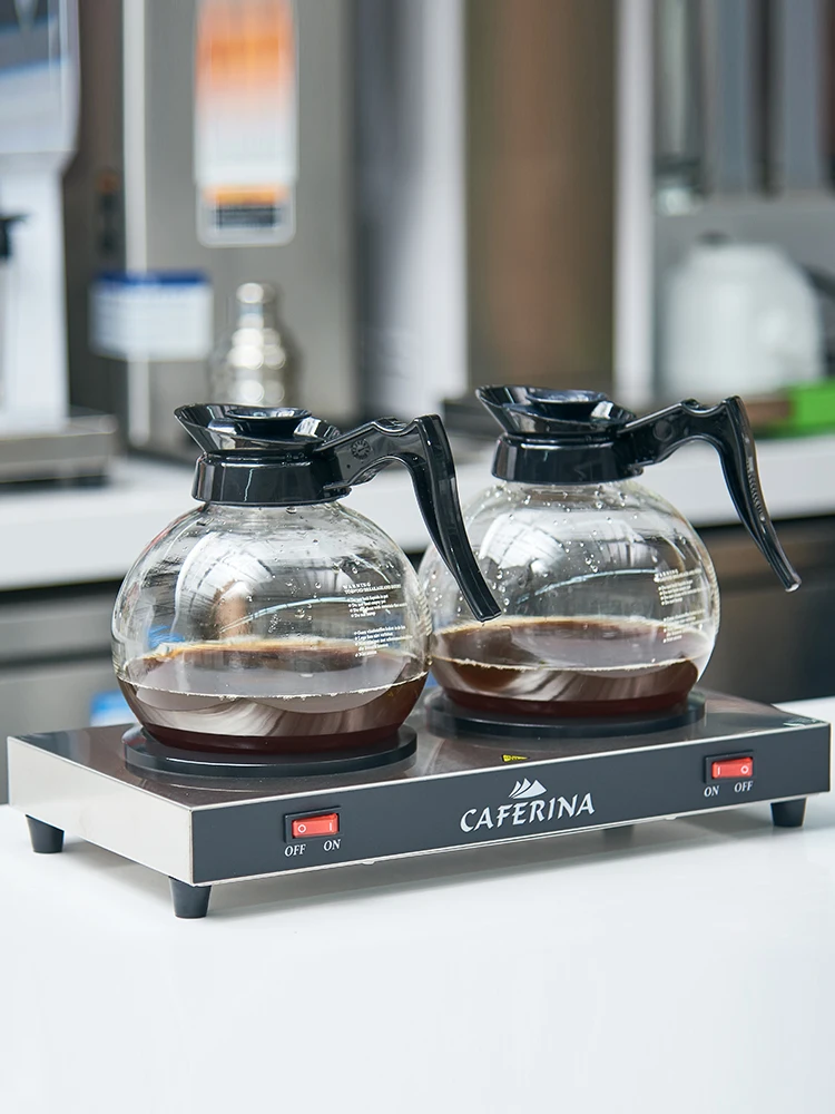 Double head coffee warmer tea boiler coffee machine coffee stove tea warmer