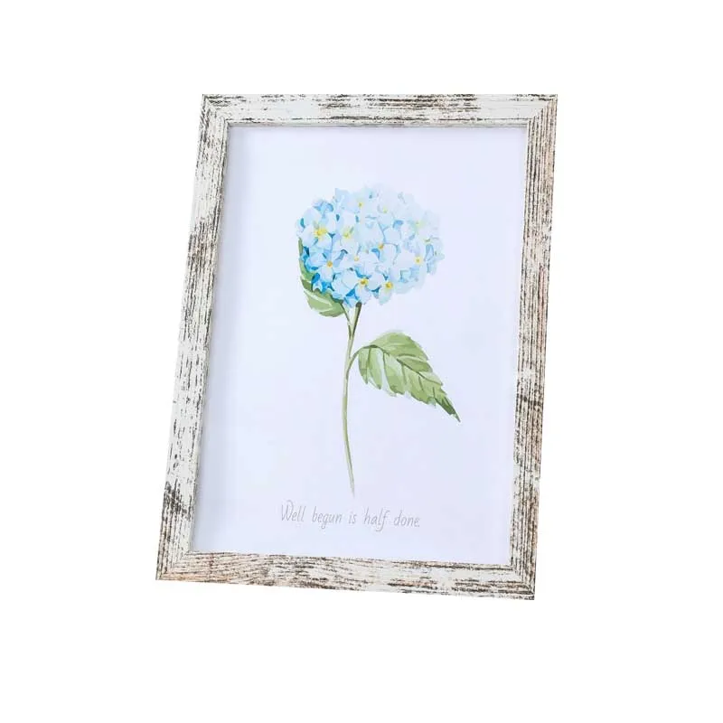 Hannuo Wholesale Home Decoration A4 Photo Frame Picture Framing Machine Hanging Wood Photo Frame
