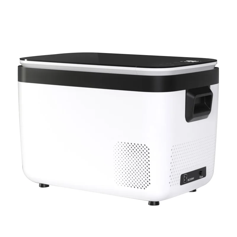 25L DC12V/24V Commercial Clear Ice Cube Maker Machine Picnic Outdoor Refrigerator Deep Freezer