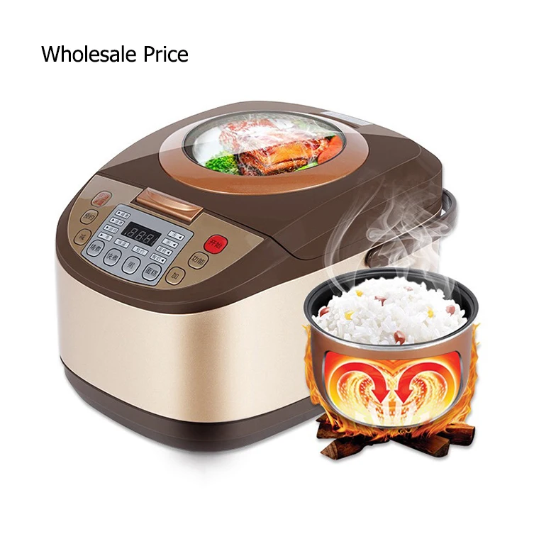 1.5L 5 Litre Solar Energy-Saving Silver Crest Commercial Small Low Sugar Mini Electric Rice Cookers