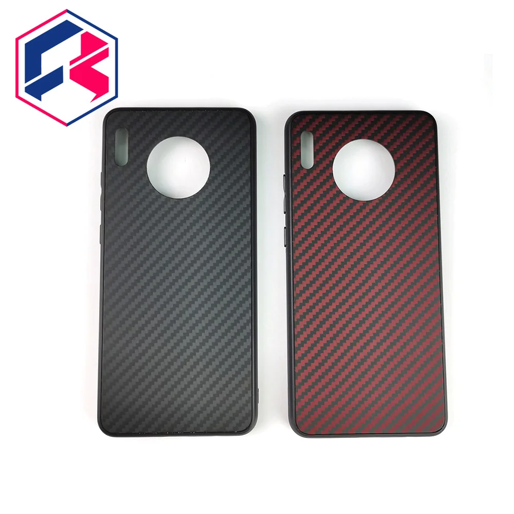 2020 New design TPU+carbon mobile  for HUAWEI mate 30 pro covers fashion TPU + Aramid  phone pack