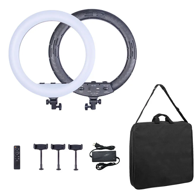 18 Inch Live Video Photographic Make Up Fill Lamp Phone Holder Led Selfie Ring Light With Tripod Stand