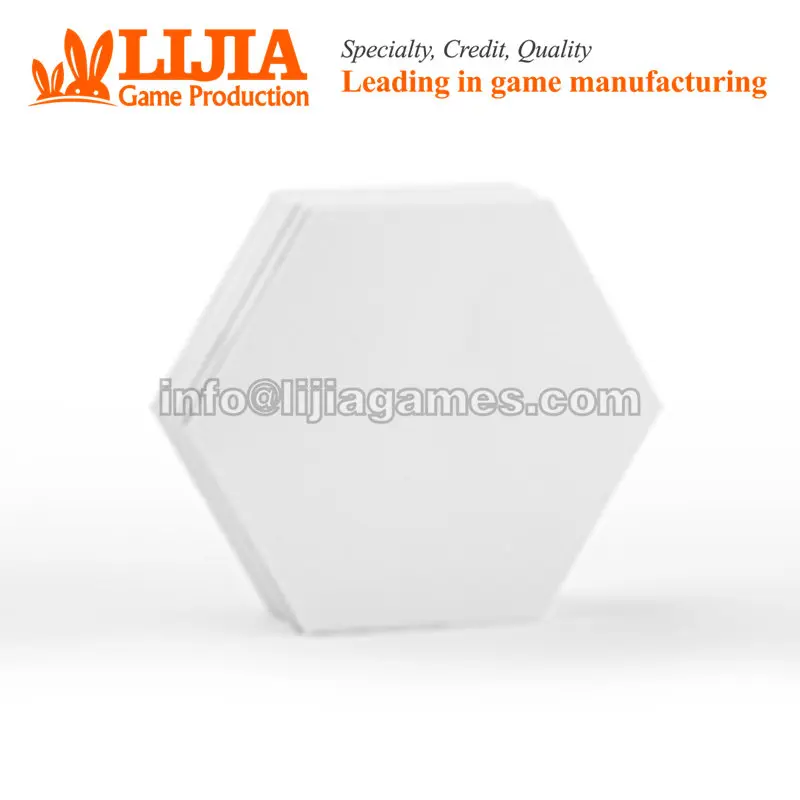 
Custom Hexagonal lid and bottom box for board games 