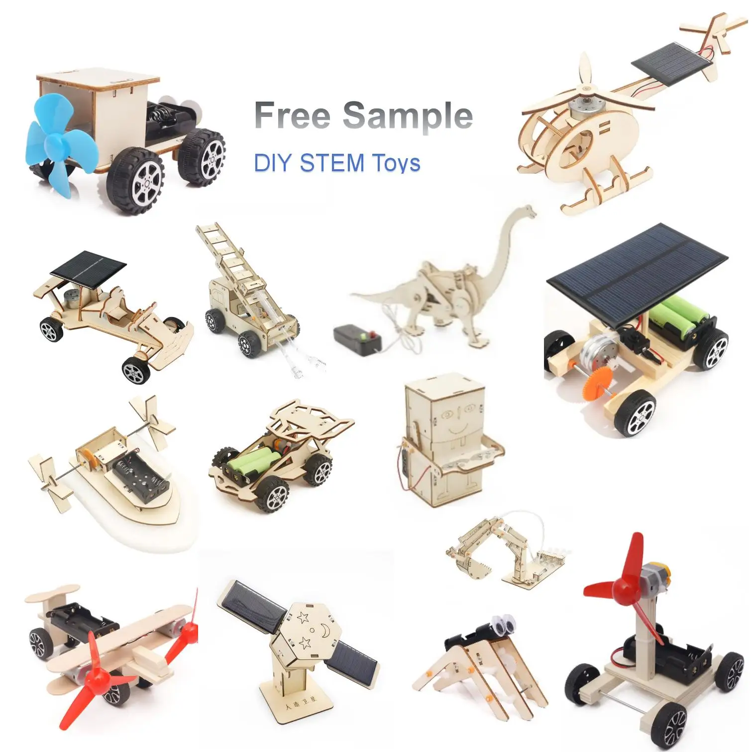 MI 2024 Kids Learning Resources Educational Toys Wooden Jigsaw Puzzle Diy Science Kit Stem Toys Educational Kits For Kids