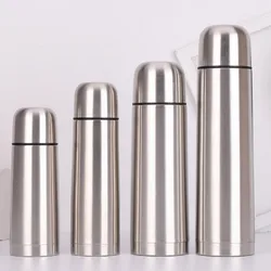 New Double Wall 350/500/750/1000ml Stainless Steel bullet shape flask stainless steel thermo