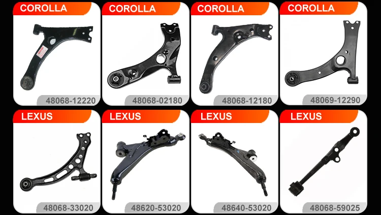 KINGSTEEL OEM 48066-29215 Best Price Auto Suspension Parts Right Front Upper Control Arms For TOYOTA HIACE 2004-2019 Japanese