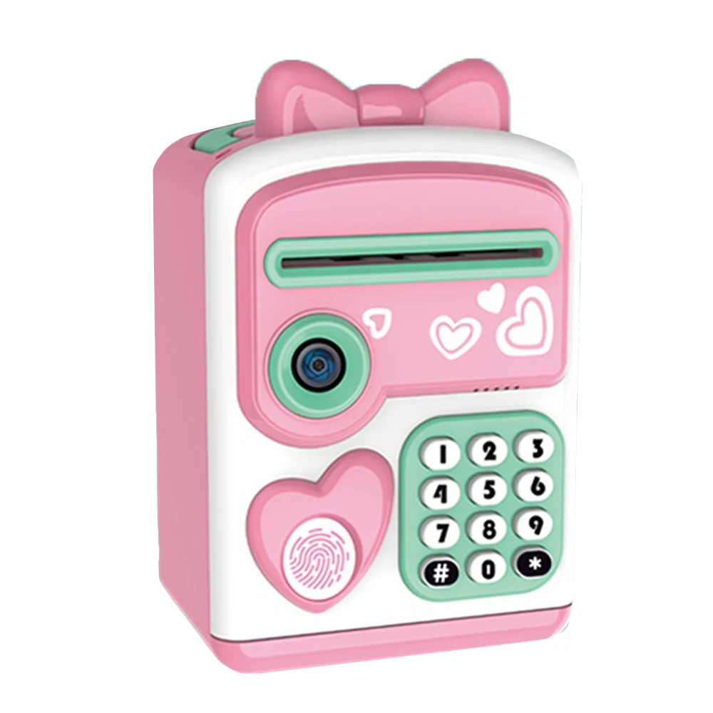 Tego Hot Selling Play House Toys With Music And Knowledge Learning ATM Piggy Bank Toy Money Saving Box For Children