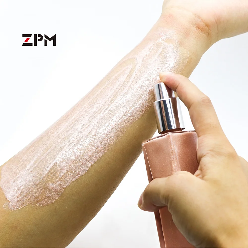  ZPM OEM/ODM частная марка Amazon Лидер продаж летний уход за кожей макияж чистый натуральный для лица и тела мерцающее