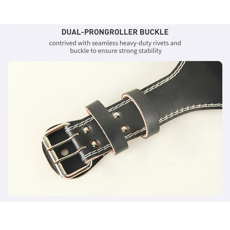 Weight Power Lifting Belt Deadlift Training Weight Belt Lumbar Back Support for Workout Gym PU Leather Weight Lifting Belt