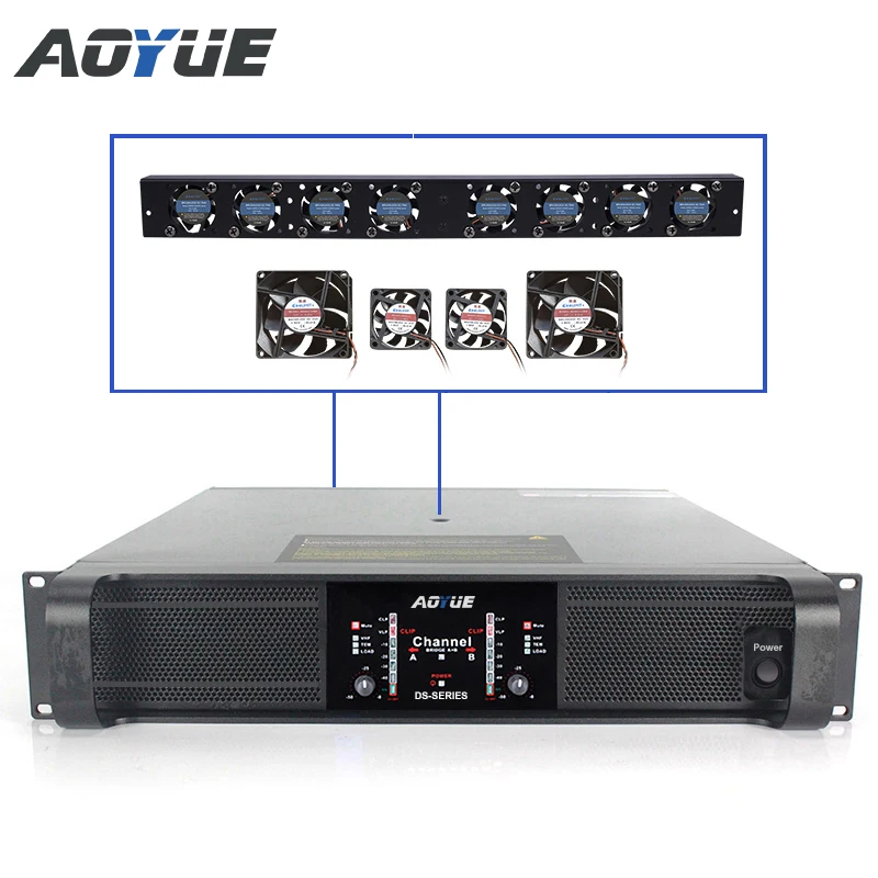 Aoyue DS-14K Профессиональный усилитель мощности сабвуфера 18 дюймов звуковое оборудование/усилители/динамик 5000 усилители