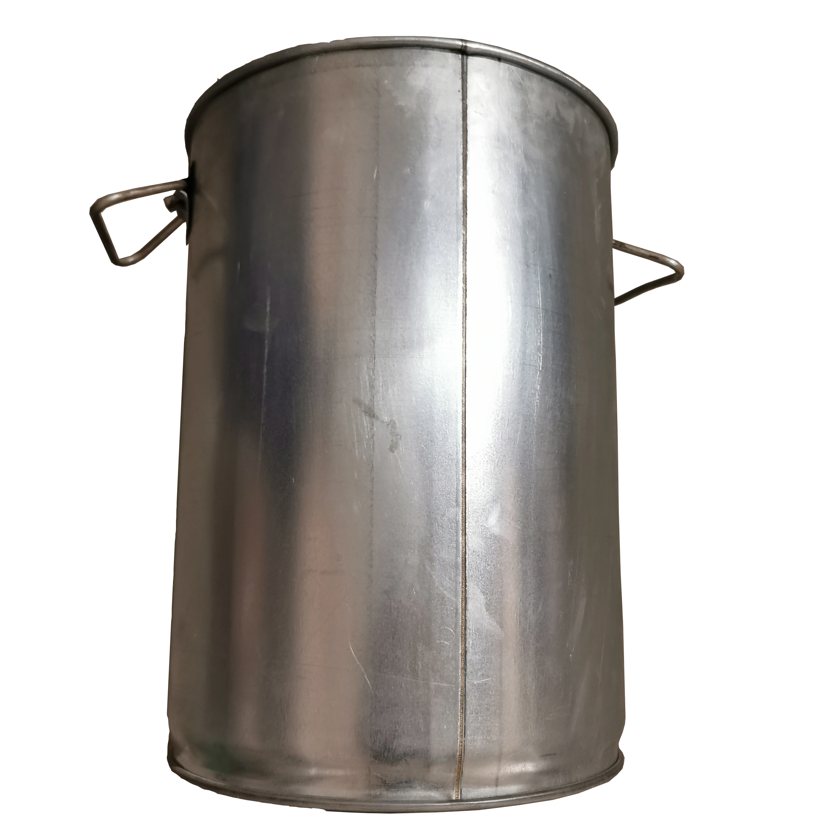 
100L open steel bucket with food grade rust 