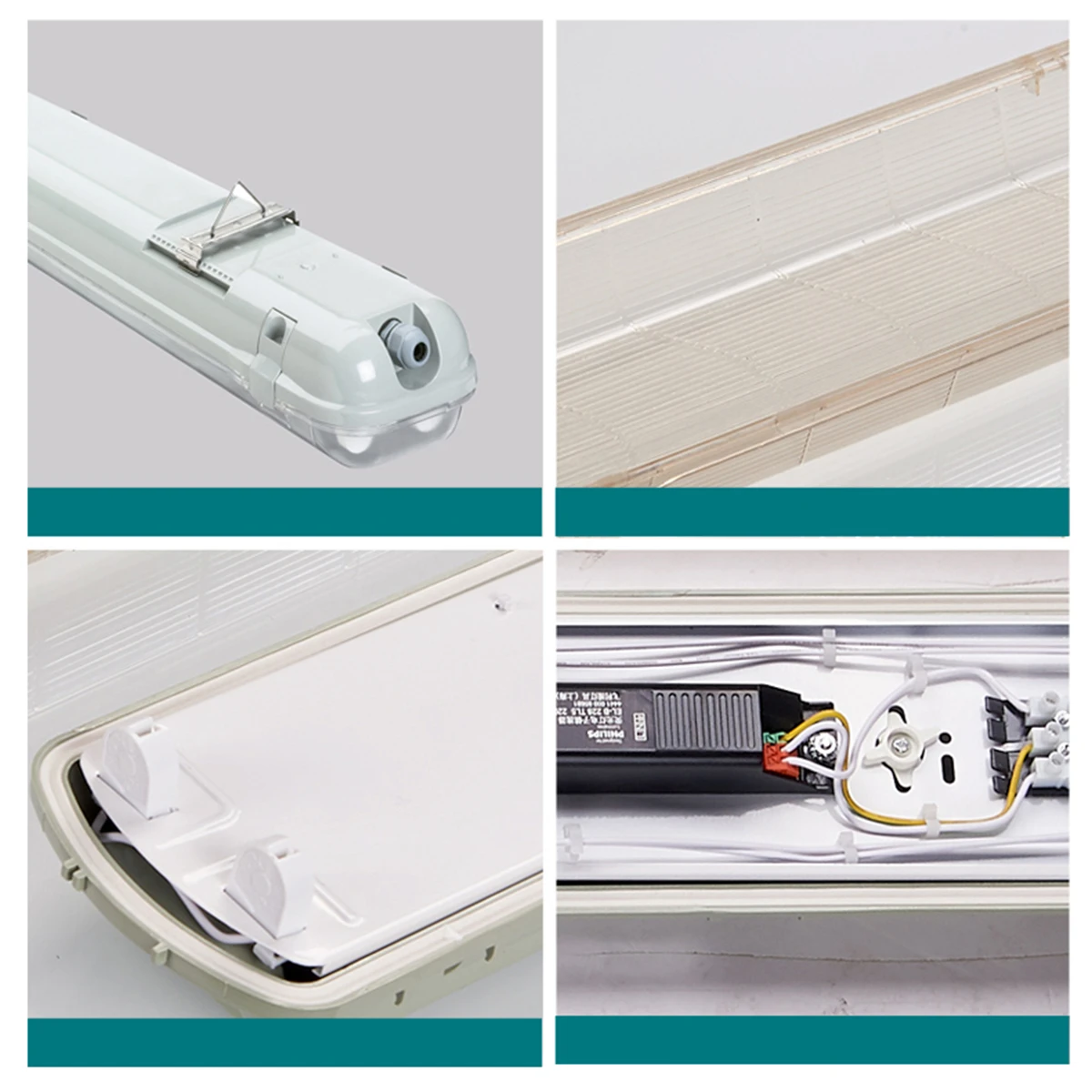Commercial LED Lighting Tube Light Fluorescent Replace Support for Custom Led Tri-proof Fixture