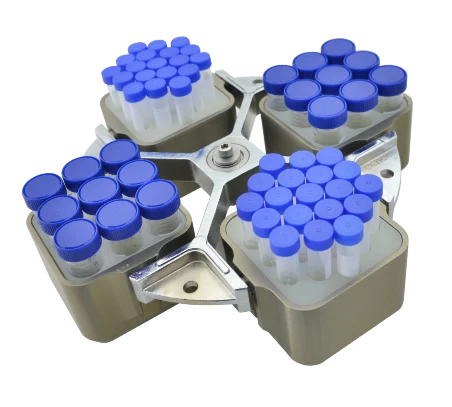 High speed centrifuge CHT210 with 4x750ml swing rotor separating 36 50ml conical tubes 88 15ml conical tubes168 7ml vacutainers