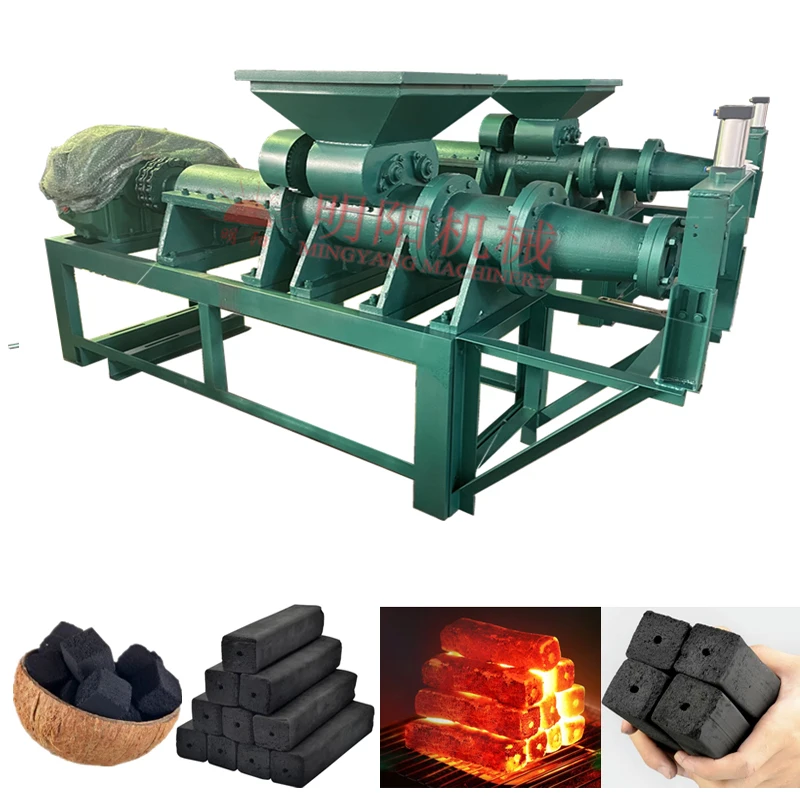 Factory Price South Africa Charcoal Briquette Screw Extruder Making Machine