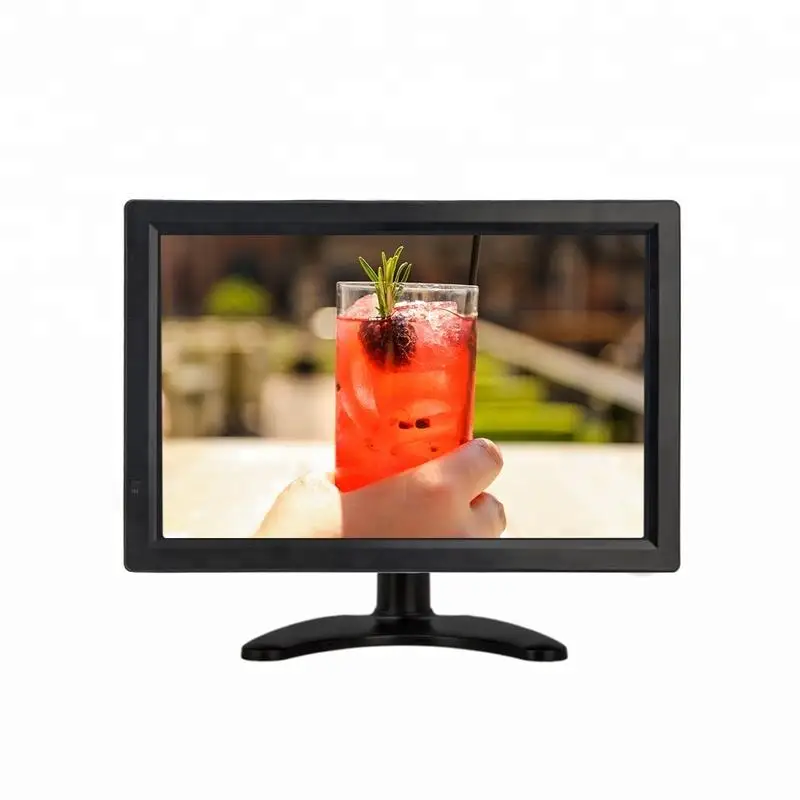 Portable mini TV digital DC 12V transparent prison clear case transparent Jail TV set with OEM system Support VGA