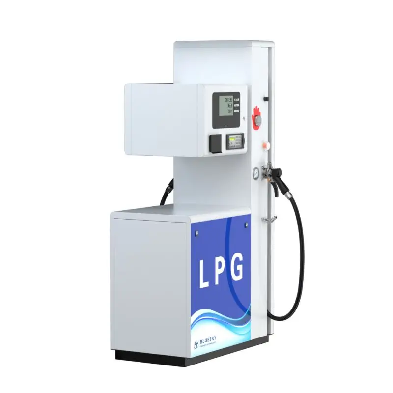 Газораздаточная станция с двойным соплом lpg функцией электронной/механической калибровки