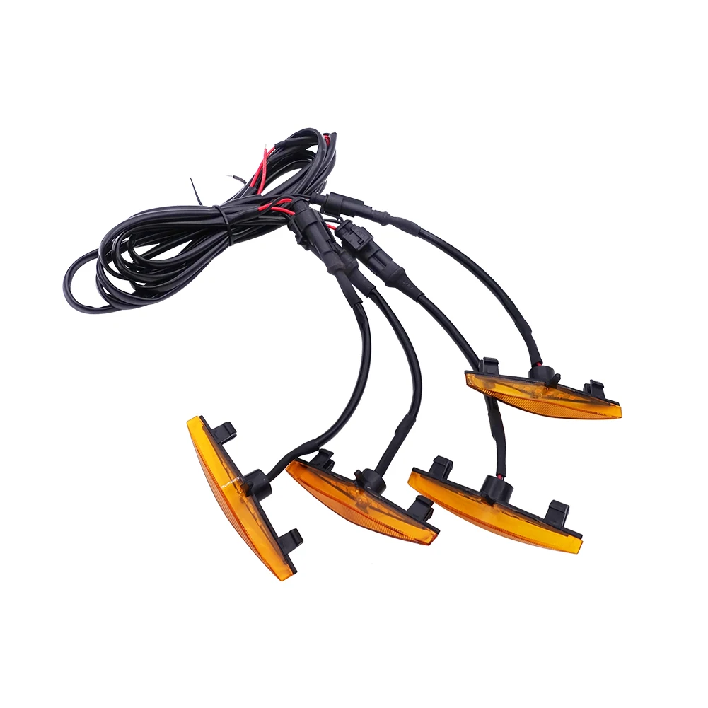 Auxiliary lamp grille decorative light fit with Toyota 4runner