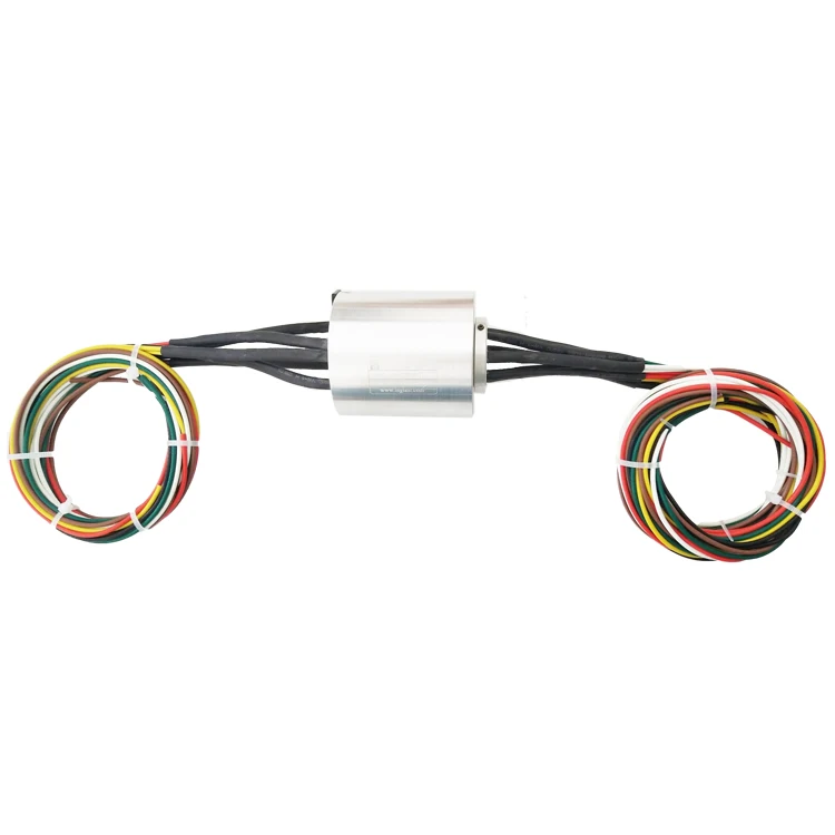  12 мм сквозное отверстие 6 проводов 25A панорамирование наклон мотор камера базовое скользящее кольцо