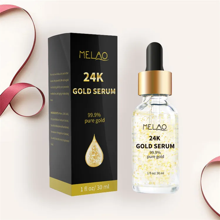 Wholesale Hyaluronic Acid Whitening 24k Active Collagen Gold Skin Face Serum