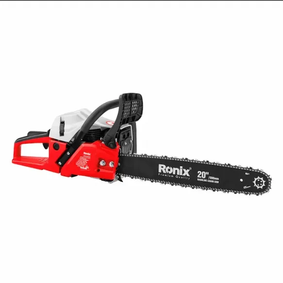 Ronix Model 4650 Petrol Gas Wood Cutting Machine Hand Manual Garden Field Steel Power Tools CS5800 Gasoline Chain Saw