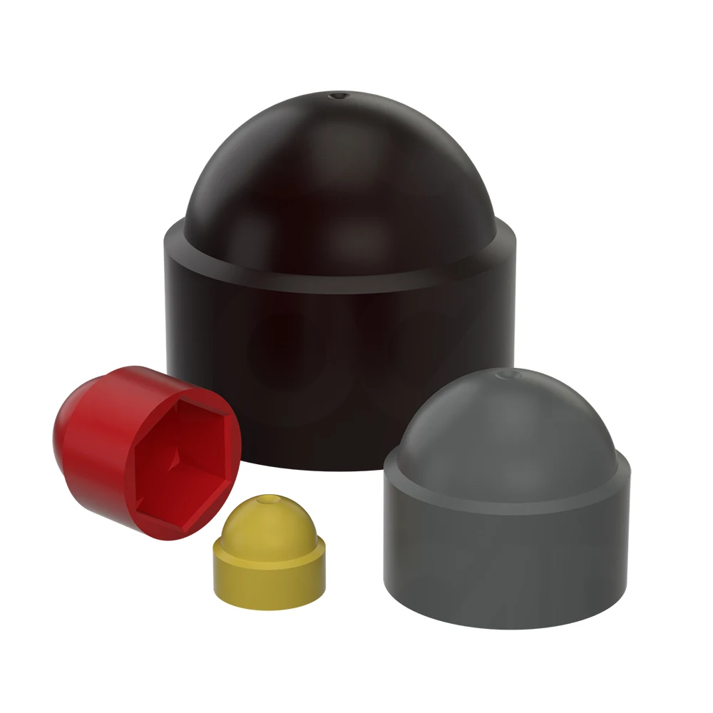 M8 M12 M14 7/16 Plastic hydraulic hexagonal dome head bolt nut external protection bolt cover cap
