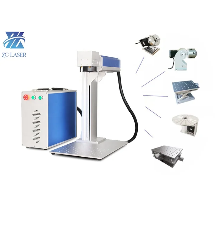 Chinese  Manufacturer Sale 100w 50w 30 watt 20w Fiber-optic Fiber Laser Marking Machine