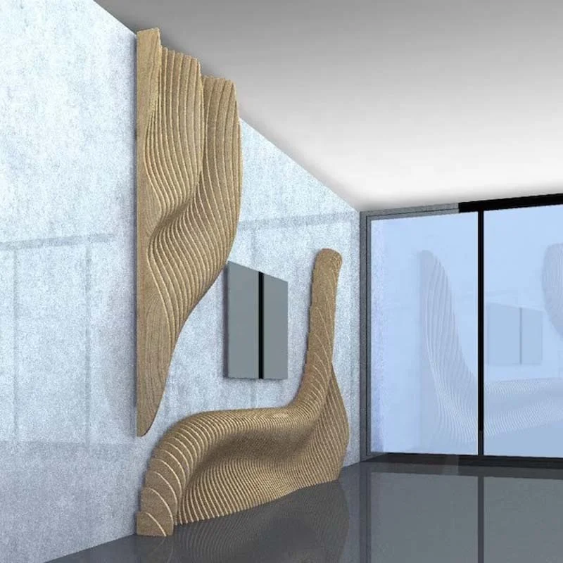 Luxury solid wood furniture for living room tv stand modern luxury cabinet mounted Wall decoration