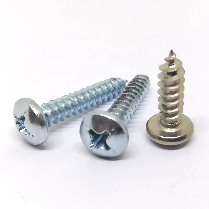 M3 round head Self-tapping screws m1.2 black carbon for plastic