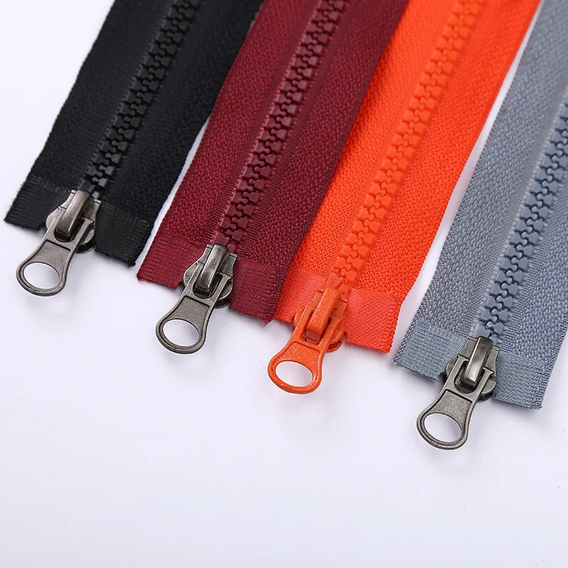 Custom Heavy Duty No.5 Closed End Two Ways Resin Double Slider Zipper