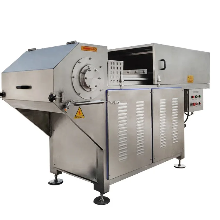 Automatic meat cube dicer machine/frozen pork meat cutting machine price