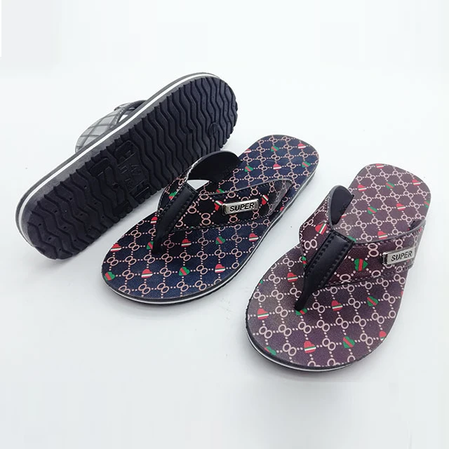 China supply outdoor cheap price fashion pvc beach flip flop men slippers sandal