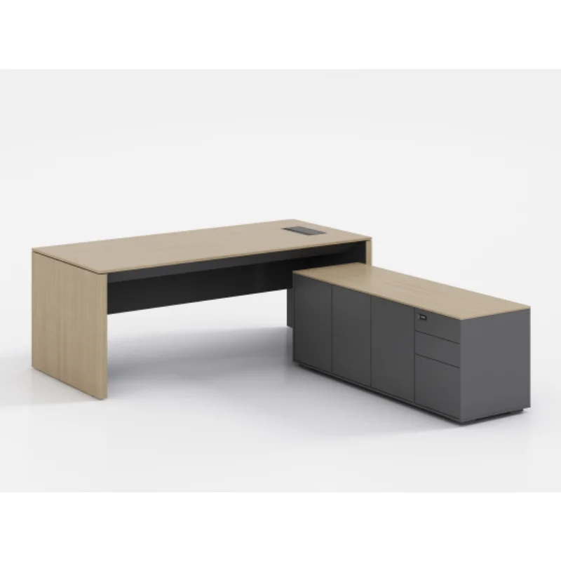 Bermo Brand Modern Simple Triple-motor Height-adjustable Office Executive Desk Office Furniture Lifting Manager Boss Table