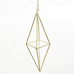 Четырехсторонняя угловая Подвесная подставка для цветов из кованого железа, кронштейн для алмазного искусства, цветочный горшок для растений