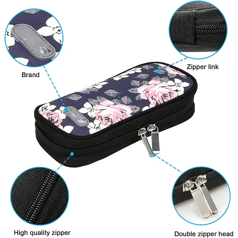 Custom Logo Diabetes Medicine Ice Bag Travel Insulated Breastmilk Cooler Bag Portable Insulin Cooler Bag Case