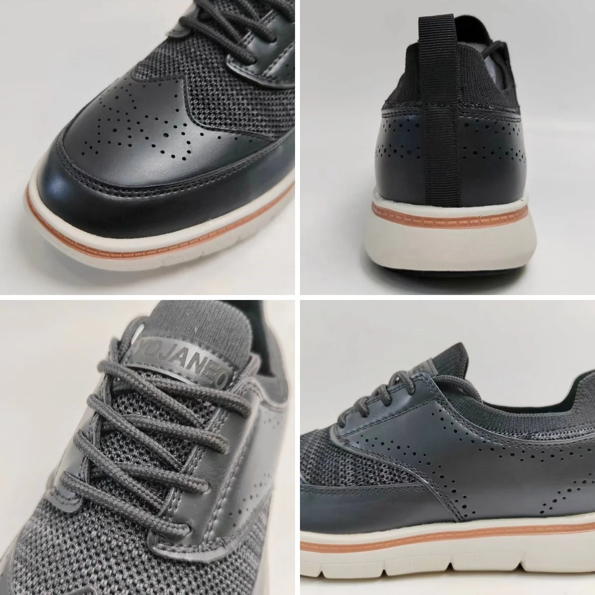 New Design Classical Lace-up Comfortable Men Sneaker Fly Weaving And Pu Upper Casual Shoes For Men