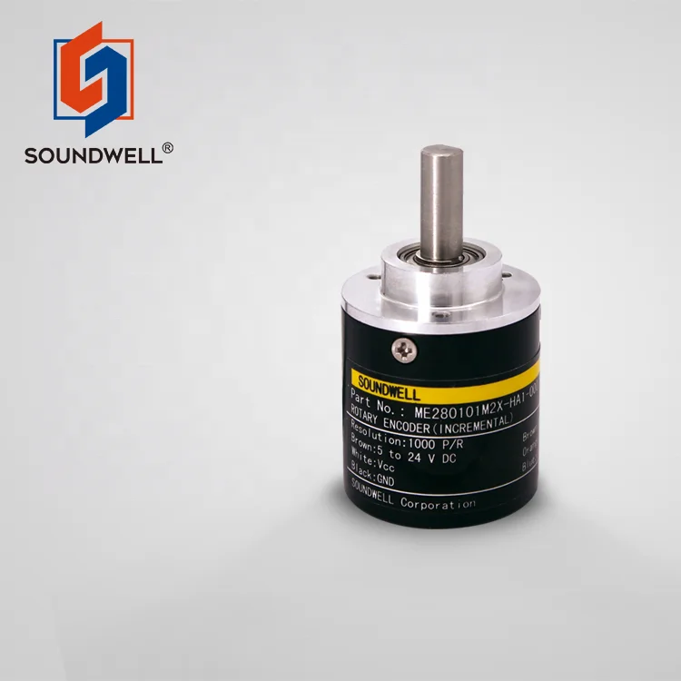 Китайский энкодер ME28 металлический вал Инкрементальный Магнитный энкодер 28 мм