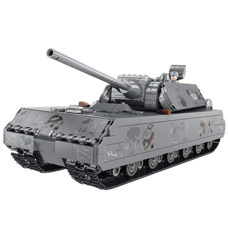 Тяжелый танк PANLOS 628009, крыса Второй мировой войны, 2127 шт., военные игрушки, военные строительные блоки