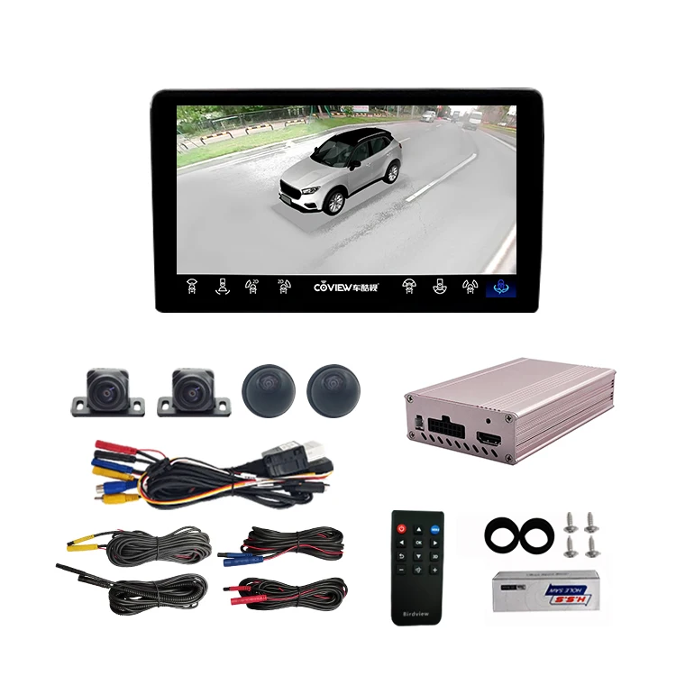 Coview 2D 3D HD 1080P 360 парковочная камера Автомобильная заднего вида градусов охранная система для наблюдения за птицами